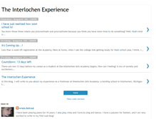 Tablet Screenshot of interlochenexperience.blogspot.com