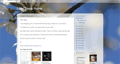 Desktop Screenshot of littlestepshome.blogspot.com