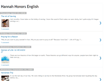 Tablet Screenshot of hannahhonors.blogspot.com