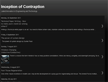 Tablet Screenshot of inceptionofcontraption.blogspot.com