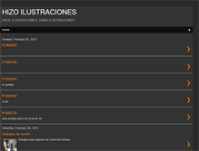 Tablet Screenshot of hizoilustraciones.blogspot.com