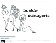 Tablet Screenshot of lachicmenagerie.blogspot.com