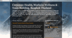 Desktop Screenshot of corporatehealthbangkok.blogspot.com
