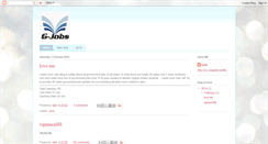 Desktop Screenshot of latest-govtjobs.blogspot.com