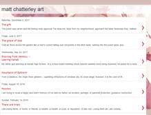 Tablet Screenshot of mattchatterleyart.blogspot.com