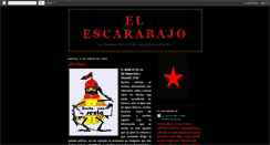 Desktop Screenshot of elescarabajoags.blogspot.com