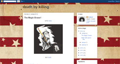 Desktop Screenshot of deathbykilling.blogspot.com