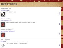 Tablet Screenshot of deathbykilling.blogspot.com