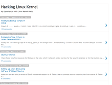 Tablet Screenshot of hackinglinux.blogspot.com