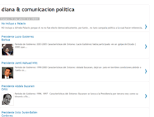 Tablet Screenshot of diana-comunicacionpolitica.blogspot.com