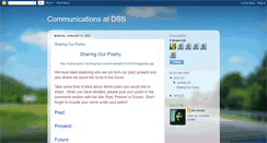 Desktop Screenshot of communicationsatdss.blogspot.com