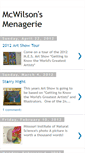 Mobile Screenshot of mcwilsonsmenagerie.blogspot.com