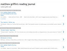 Tablet Screenshot of matthewgriffin.blogspot.com