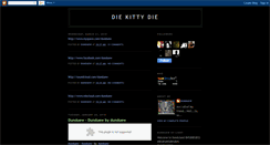 Desktop Screenshot of diekittydie.blogspot.com