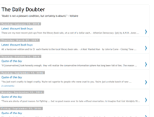Tablet Screenshot of dailydoubt.blogspot.com