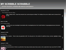 Tablet Screenshot of myscribblescrabble.blogspot.com