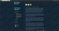Desktop Screenshot of dafrancanoticias.blogspot.com