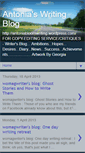 Mobile Screenshot of antoniawritingblog.blogspot.com