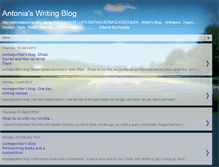 Tablet Screenshot of antoniawritingblog.blogspot.com