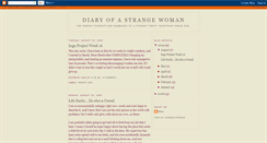 Desktop Screenshot of diaryofastrangewoman.blogspot.com