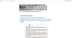 Desktop Screenshot of lacasadeguadalajaraenmadrid.blogspot.com