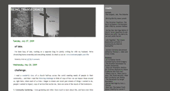 Desktop Screenshot of beingtransformed.blogspot.com