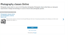 Tablet Screenshot of photography-classes-online.blogspot.com