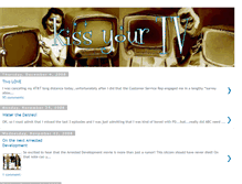 Tablet Screenshot of kissyourtv.blogspot.com