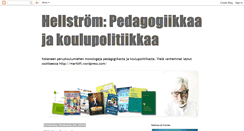 Desktop Screenshot of pedagogiikkaa.blogspot.com