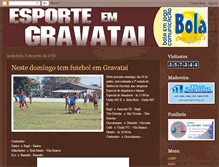 Tablet Screenshot of esporteemgravatai.blogspot.com