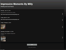 Tablet Screenshot of impressivemomentsbymilly.blogspot.com