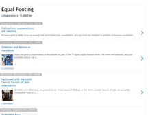 Tablet Screenshot of equalfooting.blogspot.com