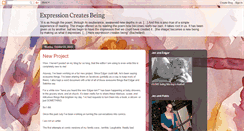 Desktop Screenshot of expressioncreatesbeing.blogspot.com