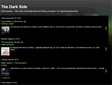 Tablet Screenshot of darksidebookreview.blogspot.com