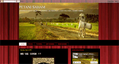 Desktop Screenshot of petanisaham.blogspot.com