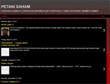 Tablet Screenshot of petanisaham.blogspot.com