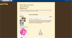 Desktop Screenshot of missmessycrocker.blogspot.com