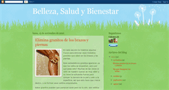Desktop Screenshot of hablandodebelleza.blogspot.com