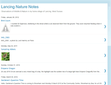 Tablet Screenshot of lancingnature.blogspot.com