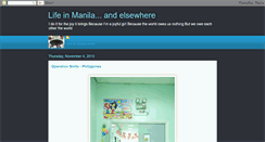 Desktop Screenshot of in-manila.blogspot.com