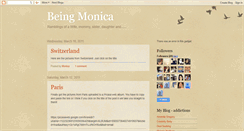 Desktop Screenshot of beingmonicaclifton.blogspot.com