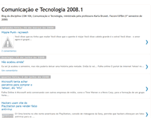 Tablet Screenshot of comtec2008.blogspot.com