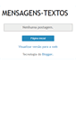 Mobile Screenshot of mensagens-textos.blogspot.com