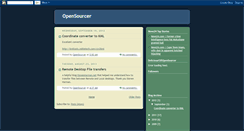 Desktop Screenshot of gis-opensourcer.blogspot.com