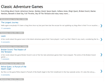 Tablet Screenshot of classic-adventure.blogspot.com