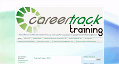 Desktop Screenshot of careertracktraining.blogspot.com