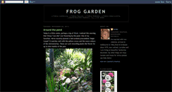 Desktop Screenshot of froggarden.blogspot.com