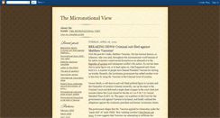 Desktop Screenshot of micronationalview.blogspot.com