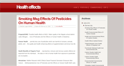 Desktop Screenshot of health-effects.blogspot.com