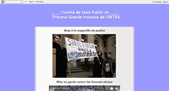 Desktop Screenshot of comite-salut-public-tribunal-creteil.blogspot.com